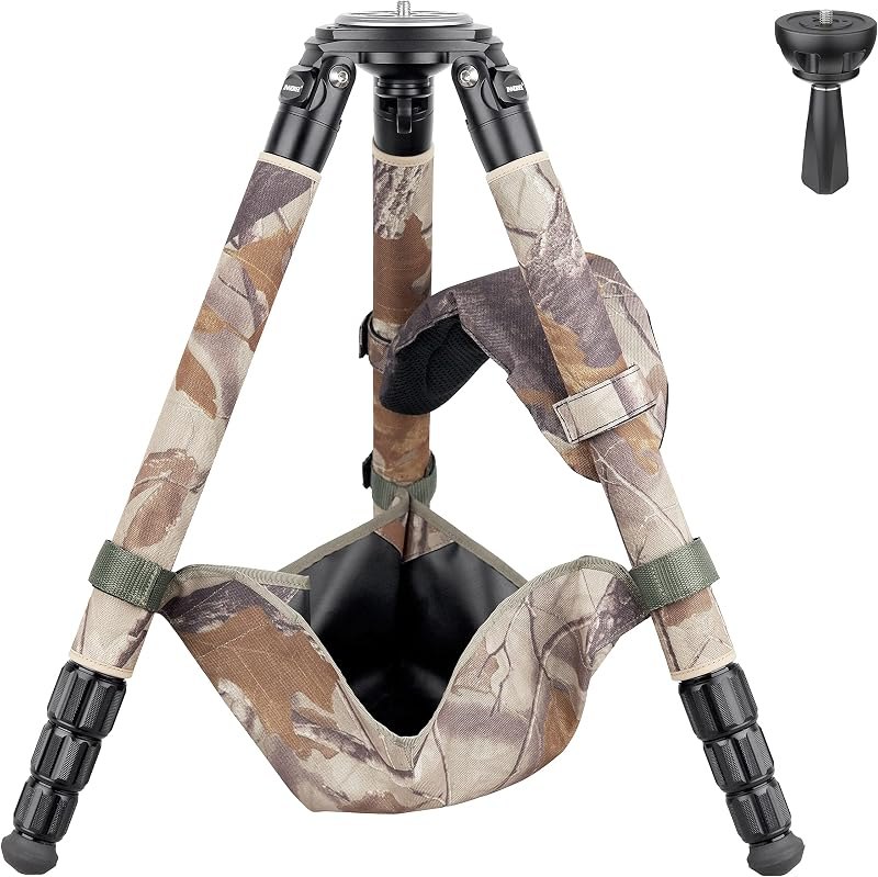 Portable Carbon Fiber Tripod-INNOREL LT324CM Professional Heavy Duty Tripod Stand with 75mm Adapter for Camera,Bird