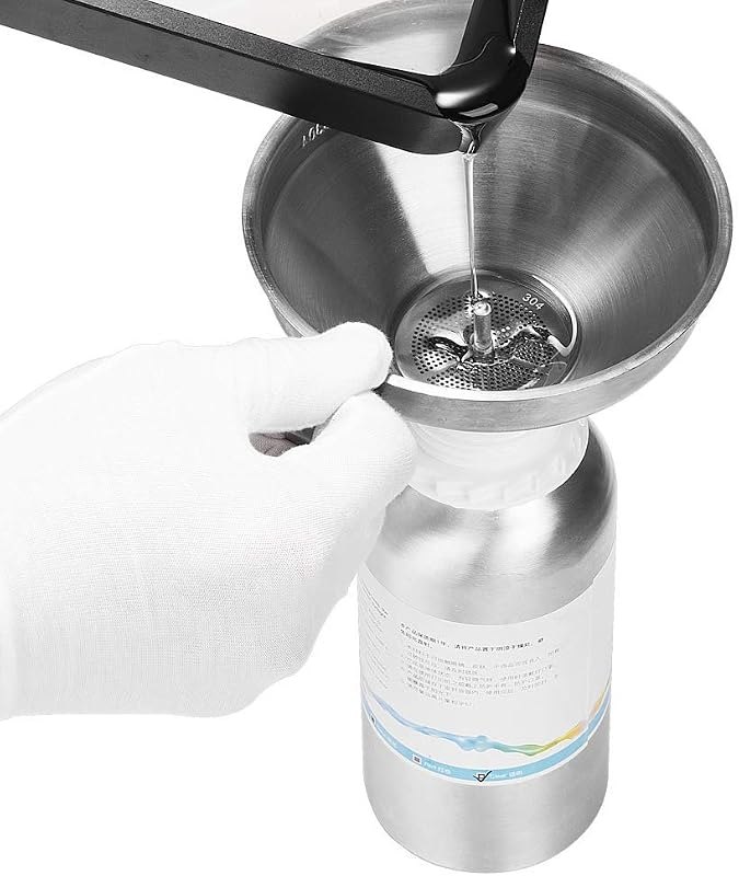 Sovol 3D Printer Stainless Steel Funnel Resin Filter Cup w/Cleaning Kit — resin wash bottle for resin wash bottle