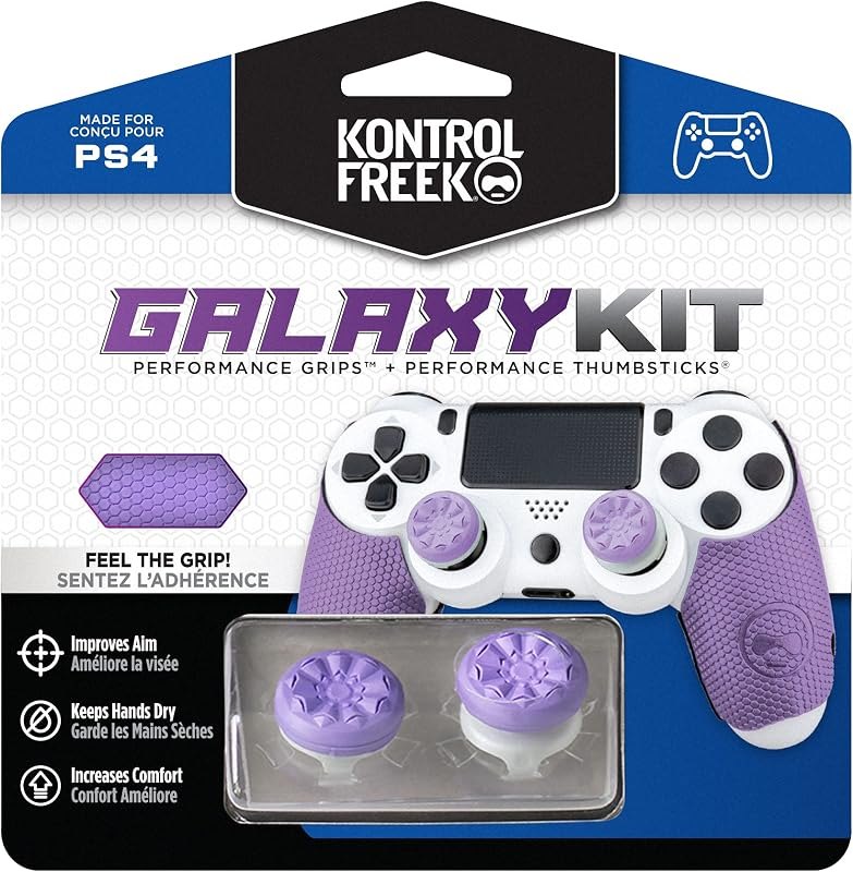 KontrolFreek FPS Freek Galaxy Performance Kit for PlayStation 4 Controller (PS4) — PS5 controller faceplate for ps5