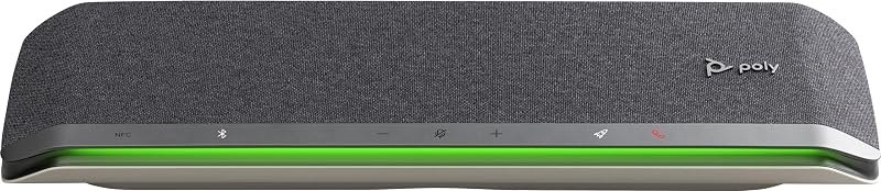 Poly - Sync 60 Smart Speakerphone for Conference Rooms (Plantronics) - Connect to PC/Mac via Combined USB-A/USB-C