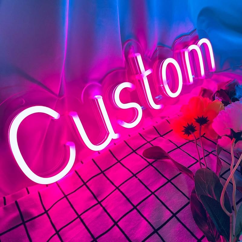 Personalized Neon Signs Led Neon Signs Light for Bedroom Wedding Birthday Party Home Décor Custom Neon Sign Bar Store