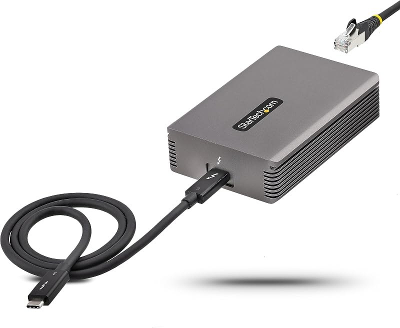 StarTech Thunderbolt 3 to Ethernet Adapter, 10GbE, Win/Mac, TAA (TB310G2) — 10gbe usb c adapter for 10gbe usb adapter