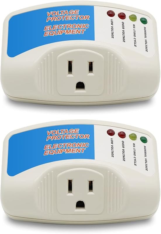 BSEED Surge Protector Home Appliance,Single Outlet Power Voltage Protector,Voltage Brownout Outlet Surge Refrigerator