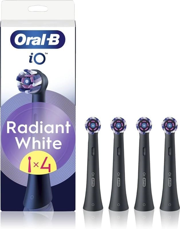 Oral-B iO Radiant White Original Replacement Toothbrush Heads for Oral-B iO Electric Toothbrushes, Teeth Whitening
