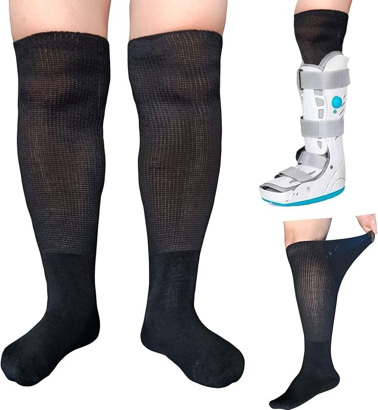 Walking Boot Socks Air Cam Walker Brace Fracture Boots Orthopedics Socks — Yoga Recovery Boot Sock for yoga recovery