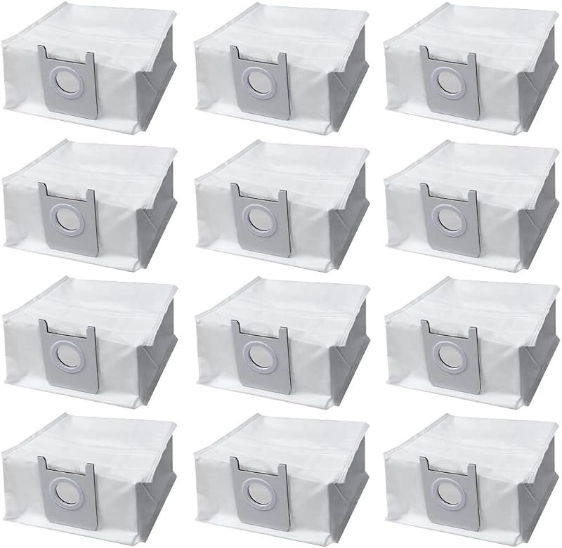 12 Pack Dust Bag Garbage Storage Bag Accessories for Roidmi EVE Plus Robot Vacuum Cleaner — robot vacuum dust bags for