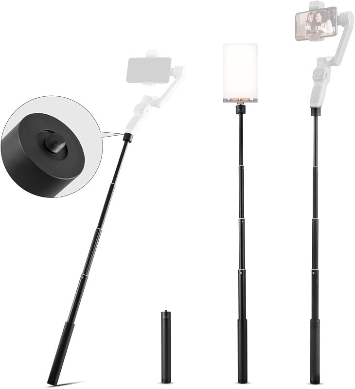 Gimbal Extension Pole, ZHIYUN 29" Extension Rod for Gimbal Stabilizer, Adjustable Selfie Stick with 1/4" Thread