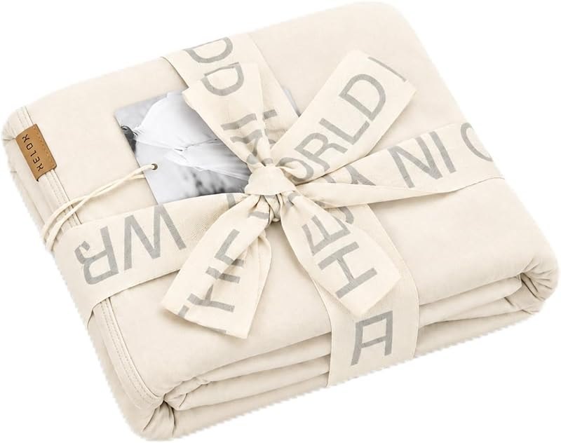 KELOR Cooling Travel Blanket, Soft Lightweight Airplane Blanket 55 x 67 in — two person sauna blanket for two person