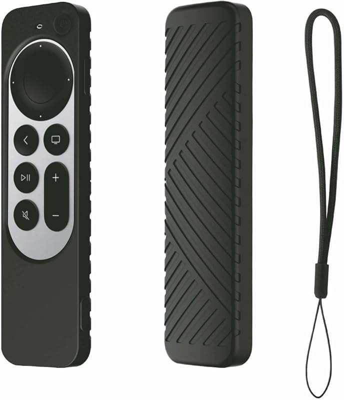 Remote Case for Apple TV 4K (2 gen 2021/3rd Gen 2022)/Siri Remote (3rd Generation) Silicone Protective Cover,Hanging