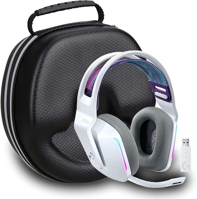 Hard Travel Storage Case Compatible with Logitech G733 / G435 Lightspeed Wireless Gaming Headset, G335 Wired Gaming