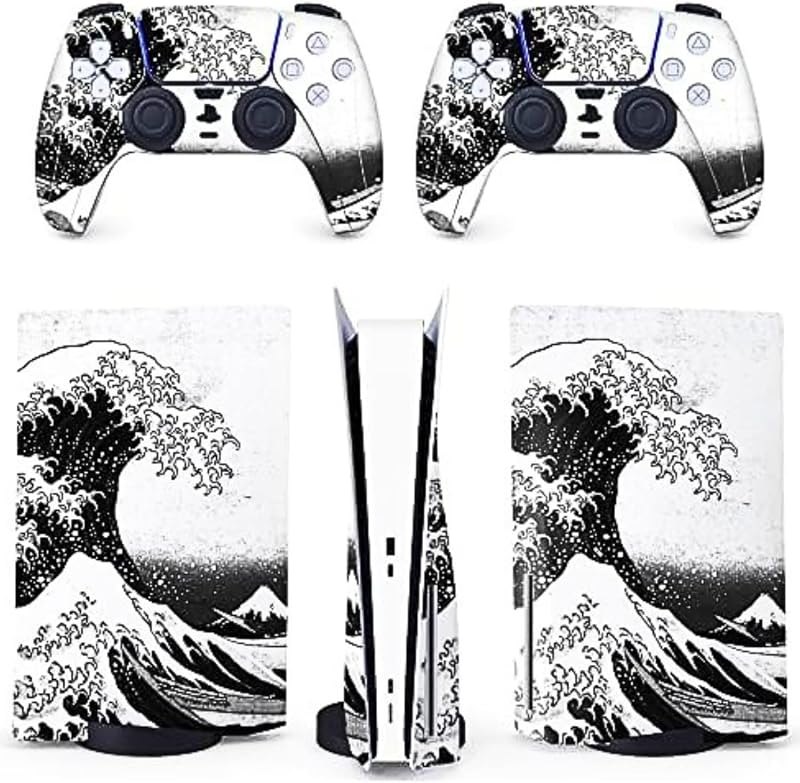 BelugaDesign PS5 Wave Japanese Skin — PS5 controller silicone skin for ps5 controller silicone skin