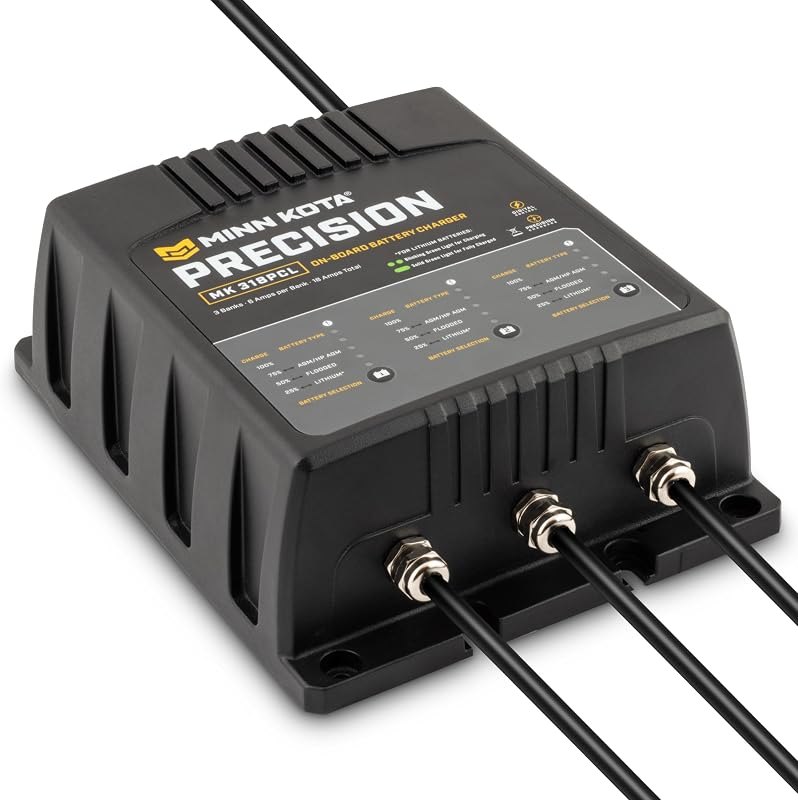 Minn Kota Precision MK-318PCL On-Board Marine Battery Charger