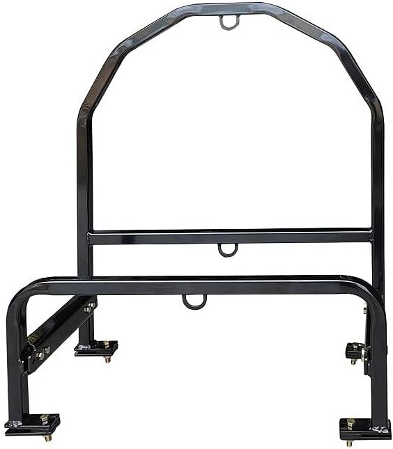 Semi Truck Spare Tire (or Tire and Rim) Carrier, Adjustable, Powder Coated, Universal Fit, STAR Fabrication, 3510, —