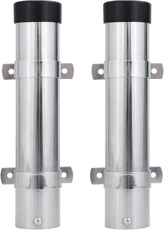 Steel Wall Rod Holder Fishing Stainless Mount Rod Holder Marine Side Boat Pole Holders Kayak Saltwater Freshwater —