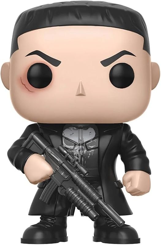 POP Marvel: Netflix Daredevil - Punisher (Frank Castle) Funko Pop! Vinyl Figure (Bundled with Compatible Pop Box