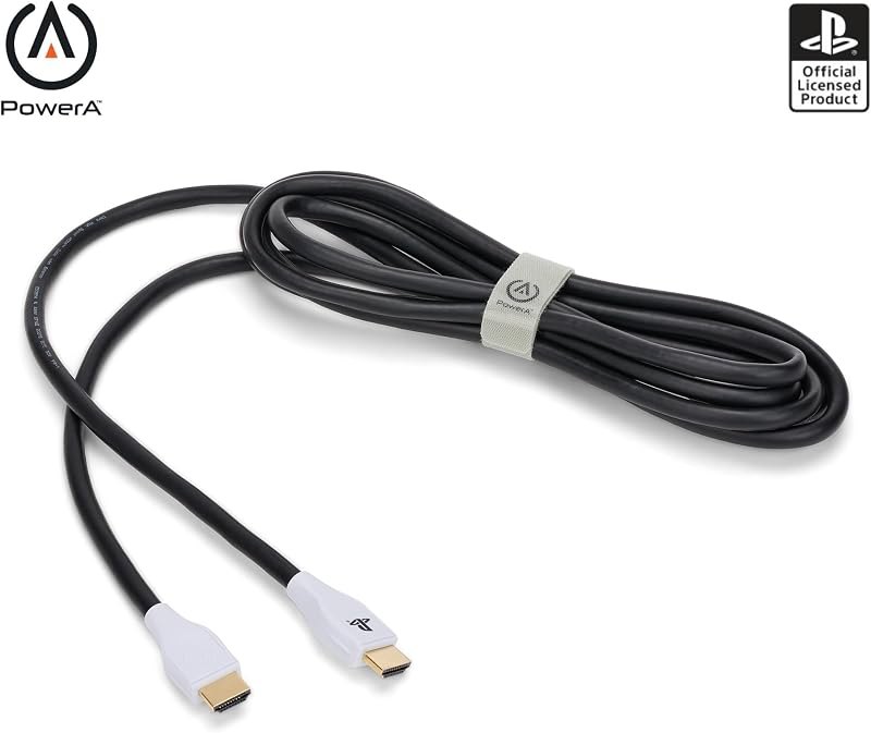 PowerA Ultra High Speed HDMI Cable for PlayStation 5, Cable, HDMI 2.1, PS5, Officially Licensed — PS5 HDMI cable for