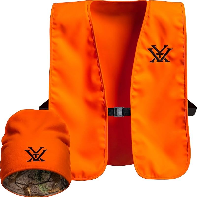 Vortex Optics Blaze Orange Hunting Vest & Beanie Combo — hunting safety vest for hunting safety vest