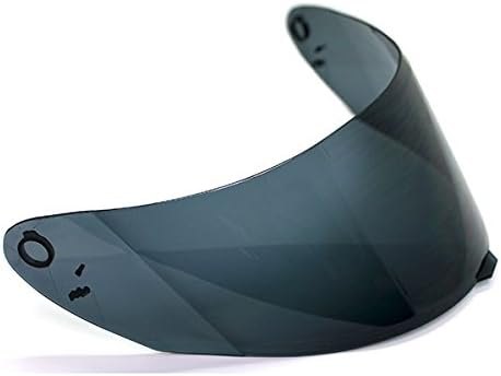 1Storm Motorcycle Modular Flip up Full Face Helmet Shield: Model HB89 Smoked Visor — motorcycle helmet visor for
