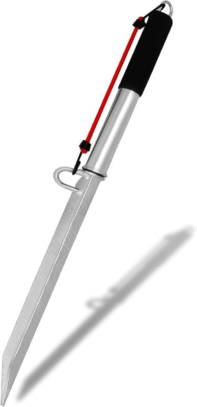 Sand Spike Boat Anchor, 39 Inch Sand Spike Boat Anchor Pole, Boat Anchor Sand Spike with Slide Hammer & Rubber-Coated