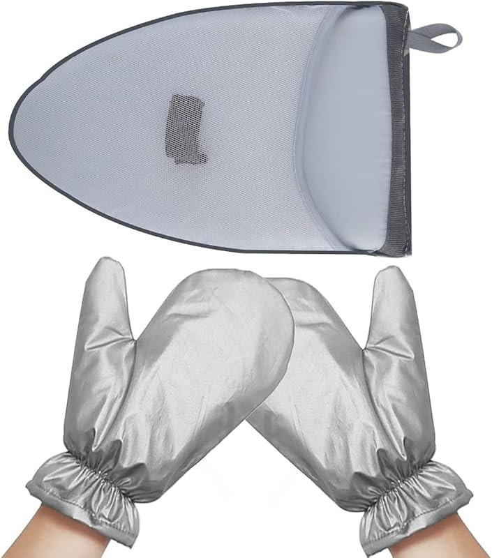 3PCS Garment Steamer Ironing Gloves with Finger Loop, Heat Resistant,Pointy — handheld garment steamer for handheld