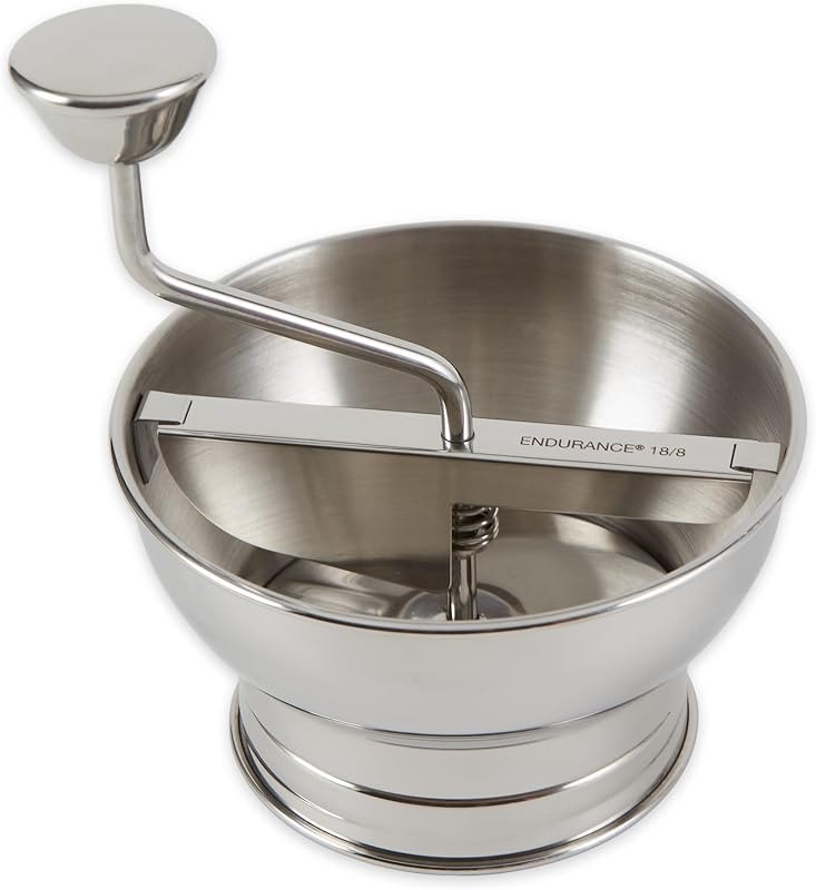 RSVP International Endurance Kitchen Tool Collection Stainless Steel Food Mill, Mini, 5.5" Diameter — best homestead
