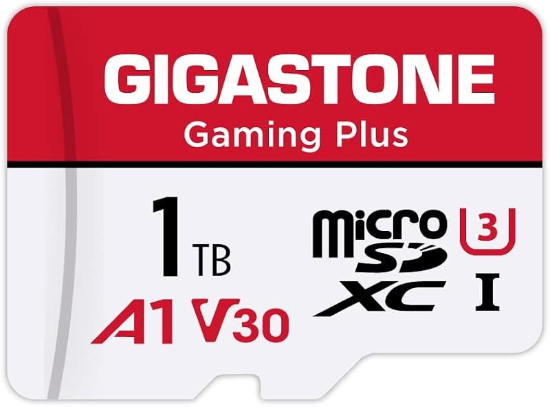 【for Switch 1 Only】 GIGASTONE 1TB Gaming Plus Series Memory Card Speed Up to 150/120MB/s for Nintendo-Switch 1, Steam