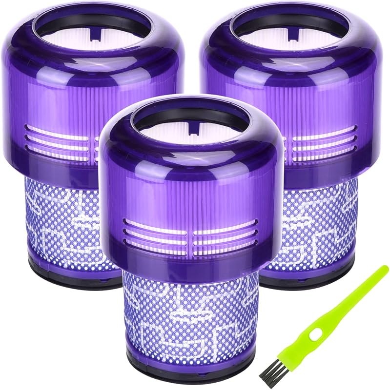 Replacement Filters for Dyson V11 Animal, V11 Torque Drive, V11 Extra Vacuum 3 Pack Filters Replacement for V15 Detect
