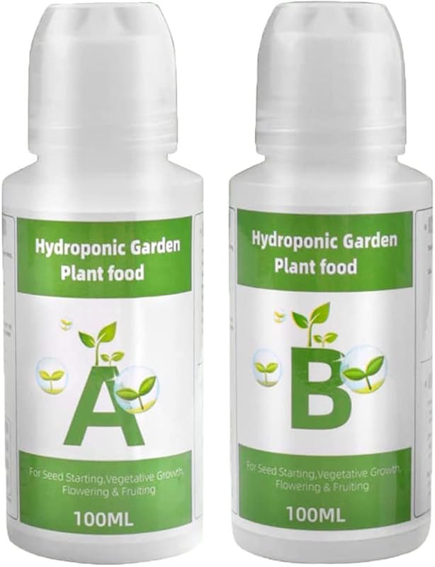 Hydroponics Growing System Accessories, A+B Plant Food Suitable for Most Hydroponic Planting Systems, Hydroponic