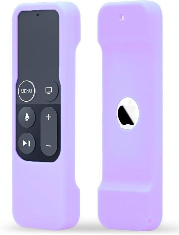 Silicone Case Compatible with Apple TV 4K/HD Siri Remote (1st Gen) - Anti-Slip Shock Proof Soft Remote Cover Case
