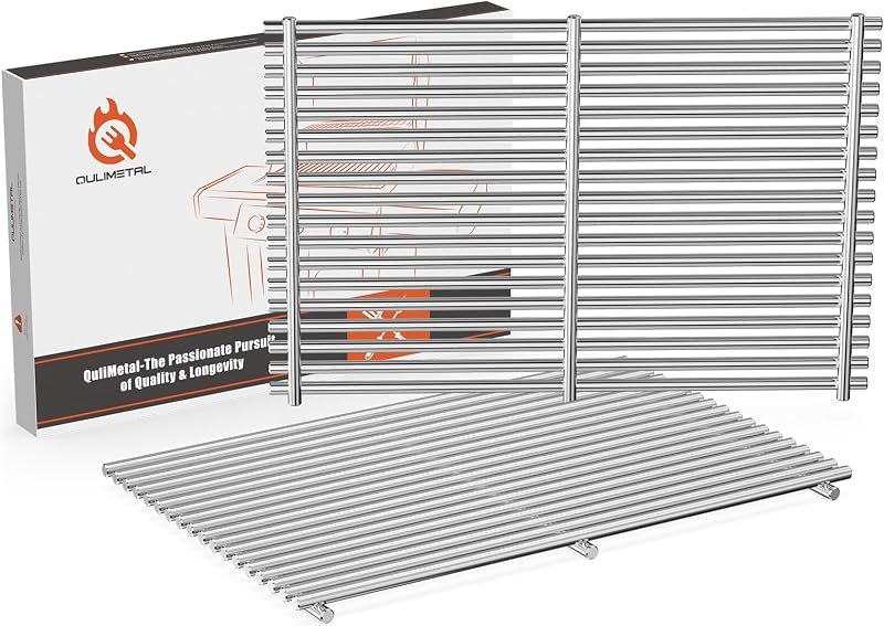 9MM 18.75" Grill Grates for Weber Genesis II 300, 304 Stainless Steel 66095 — stainless steel grill grates for