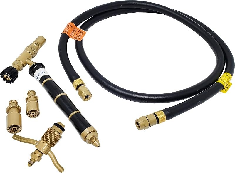 ORCA Propane Torch with Hose, Three Multi-Size heads Soldering, Welding, Heating, Annealing, Craft Work, Mapp Gas