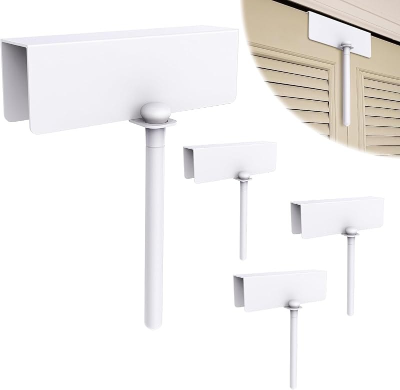 Metal Bifold Door Lock - Double Door Child Safety Locks Keep Toddler, Cats&Dogs Out of Closets, Cabinets, Pantry - No