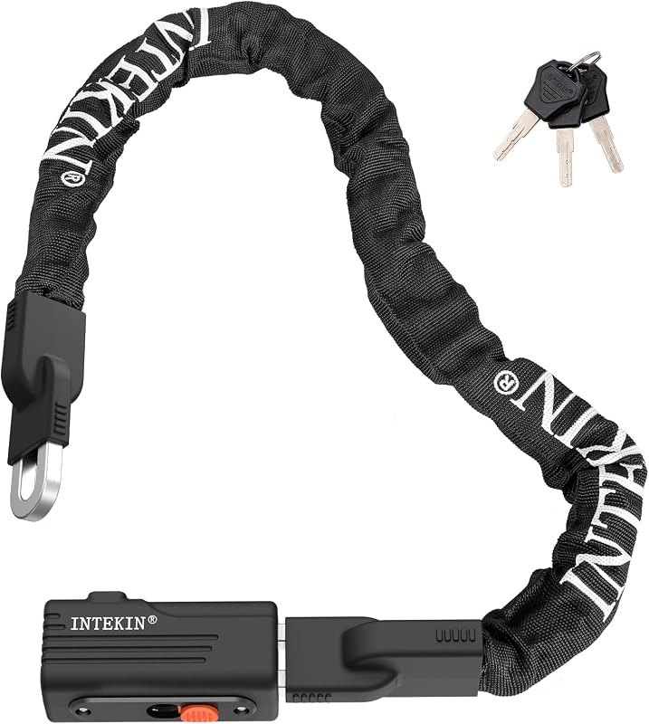 Bike Chain Lock 3FT/4FT/5FT Heavy Duty Bike Lock Anti-Theft Bicycle Chain Lock 8mm/10mm Thicker Bicycle Lock Chain
