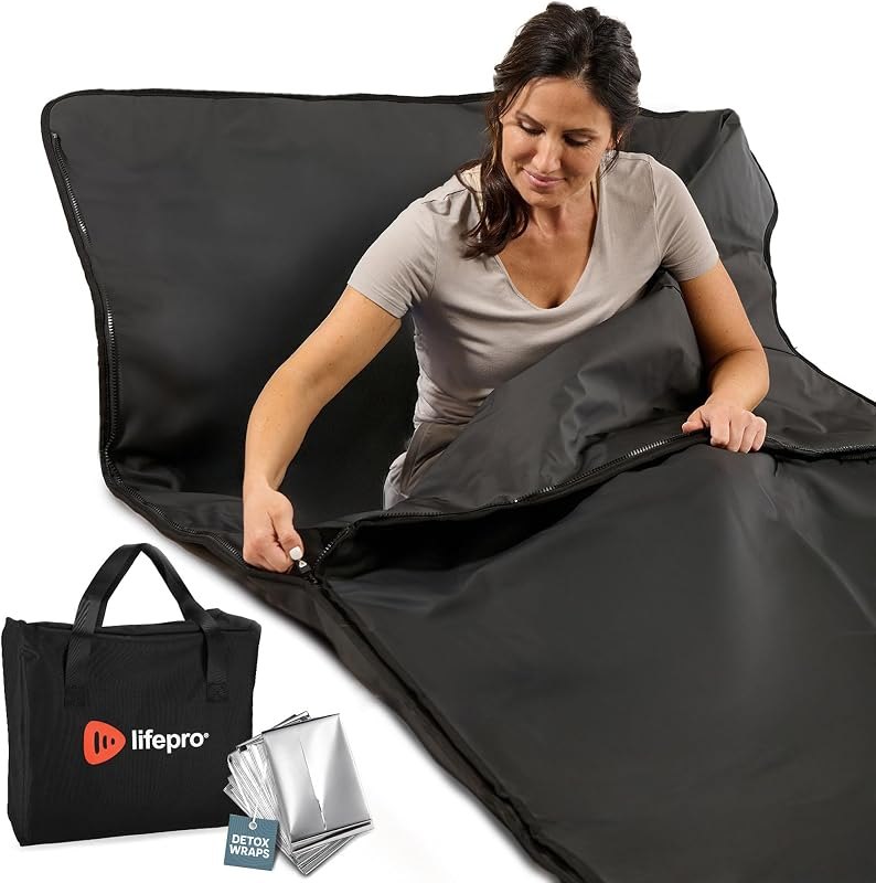 Lifepro RejuvaWrap Infrared Sauna Blanket with Low EMF and 9 Temp Levels — infrared sauna blanket for sauna blankets