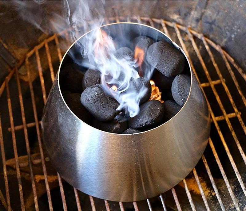 BBQ Whirlpool for Weber 22 Kettle Grill Accessories, Stainless Steel Whirlpool Charcoal Grill Accessories Fit Weber