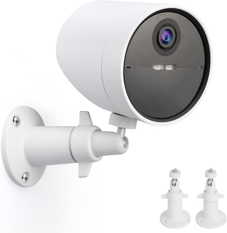 UYODM 2 Pack Wall Mount Holder Compatible with SimpliSafe Outdoor Security Camera, 360°Rotation Security Bracket with