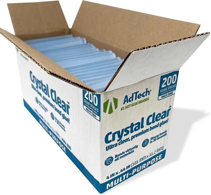 AdTech Full Size Hot Glue Sticks, 4-Inch