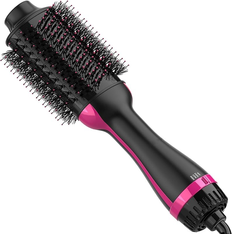 Dimecano Hair Dryer Brush, 4 in 1 One Step Hair Dryer and Styler Volumizer, Professional Hot Air Brush with Negative