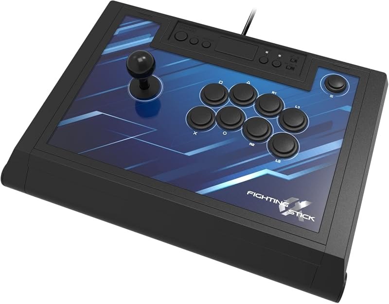 HORI PlayStation 5 Fighting Stick Alpha - Tournament Grade Fightstick for PS5, PS4, PC - Officially Licensed by Sony —