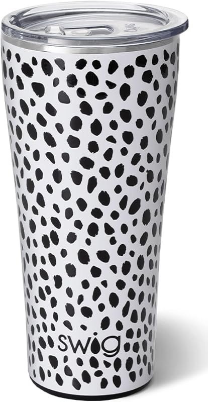 Swig Life 32oz Insulated Tumbler, Travel Coffee Tumbler with Lid, Cup Holder Friendly Travel Coffee Mug, Stainless
