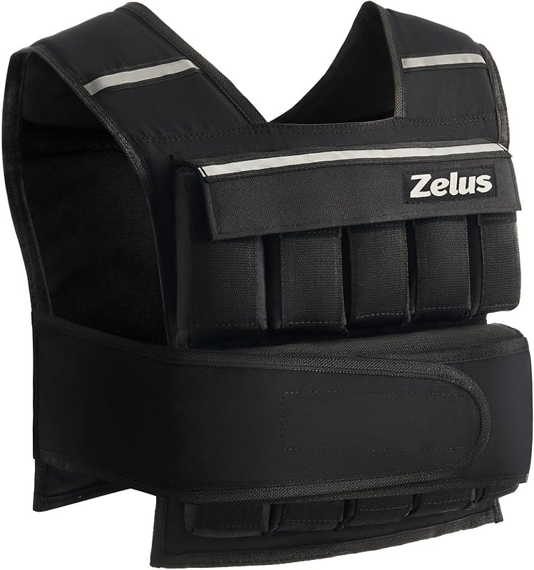 ZELUS Weighted Vest with Adjustable Weights for Home Workouts — sandbag weighted vest for sandbag weighted vest