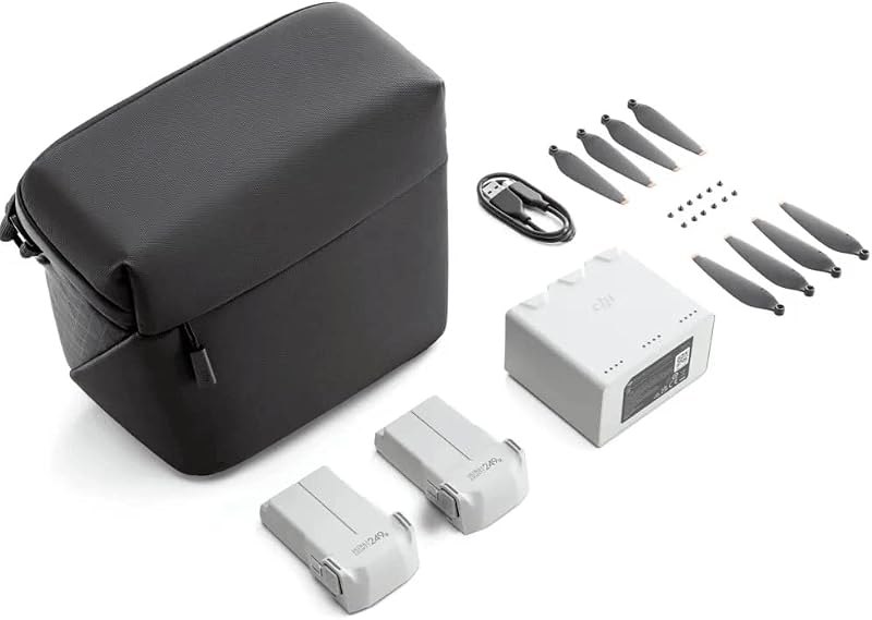 Mini 3 Pro Fly More Kit Plus, Includes Two Intelligent Flight Batteries Plus, a Two-Way Charging Hub, Remote Control