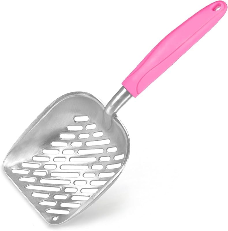 SunGrow Cat Litter Scoop, Life Transforming Cat Scooper, Reduces Hand Fatigue, Saves Clear Litter, Use with Small