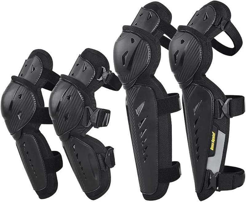 Motorcycle Knee and Shin Guards for Men Motocross Dirt Bike Knee Guards Motorcycle Knee Pads