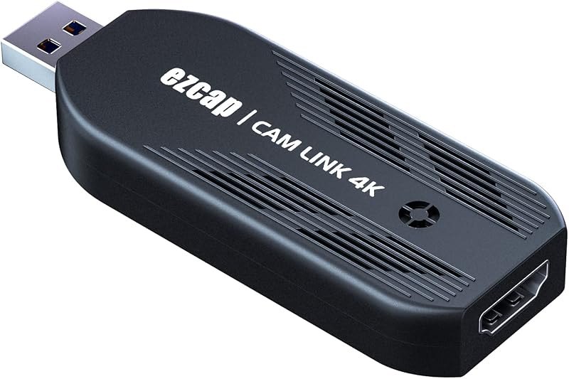 Mwin Cam Link 4K, External Camera Capture Card, 4K30/1080p120 for Streaming and Record via DSLR, Camcorder, Actioncam