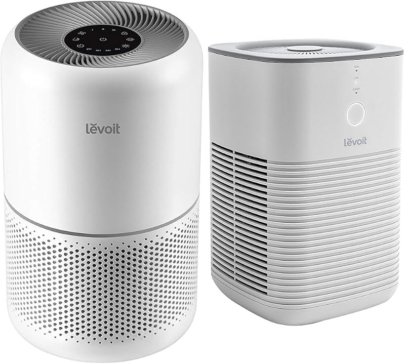 Air Purifier for Home Allergies Pets Hair 1095 ft2 Core300-P and Desktop HEPA Air Purifier for Bedroom 161 ft2 1 Pack