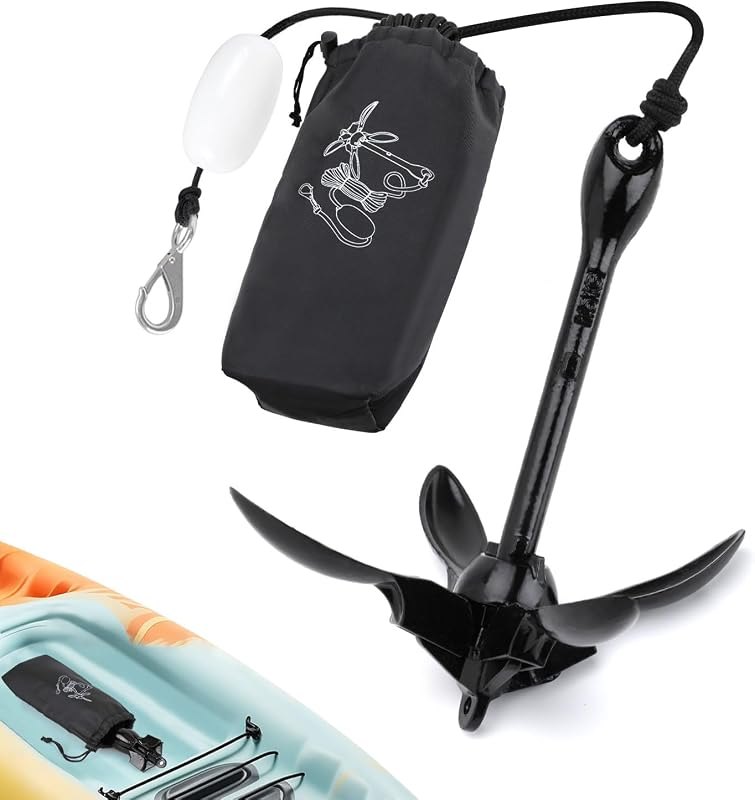 Alpinista Kayak Anchor, 3.5 lb Paddle Board Anchor Kit — kayak anchor kit for kayak anchor kit