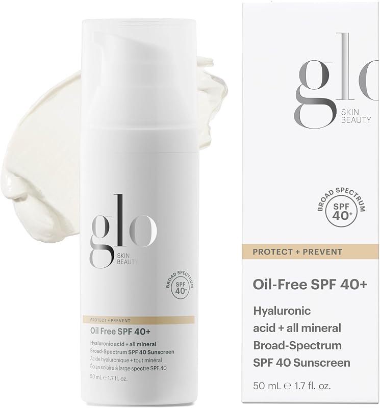 Glo Skin Beauty Oil-Free Mineral Sunscreen SPF 40 Face Moisturizer 1.7 oz — mineral face sunscreen for mineral face