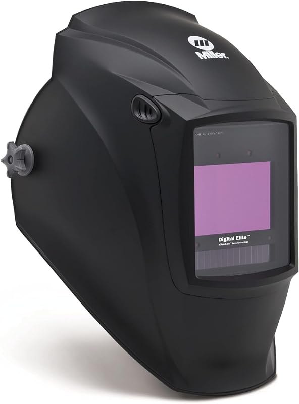 Miller 289755 Digital Elite Auto Darkening Welding Helmet - Digital Auto On/Off Welding Hood with 9.2 Sq.in. Viewing