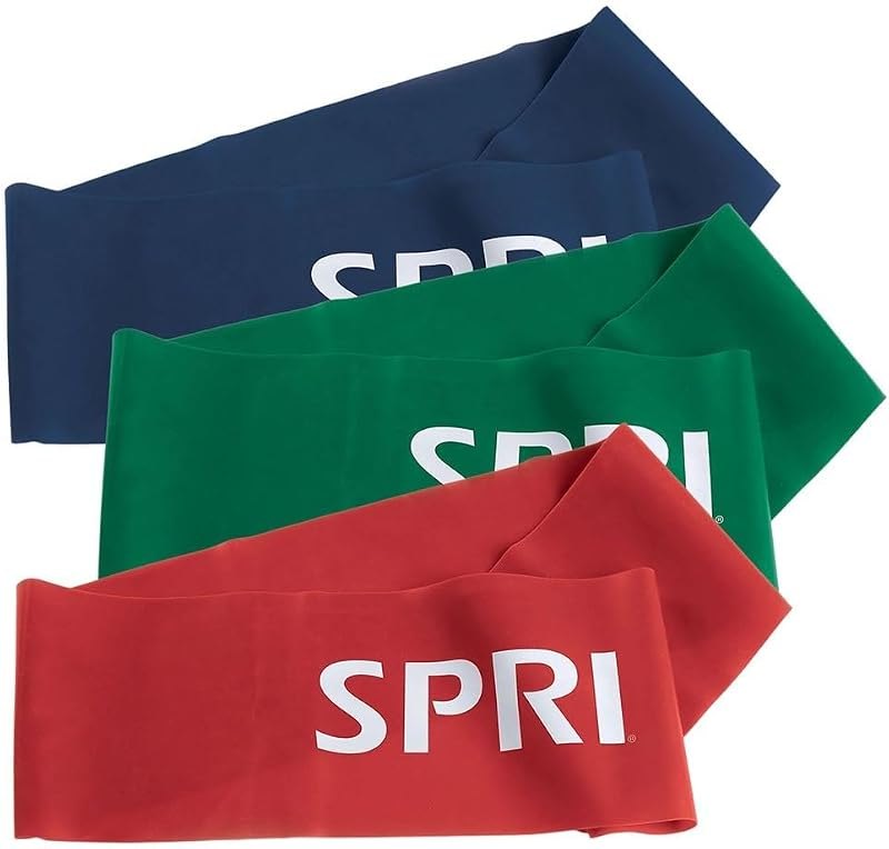 SPRI Bold Loop Bands 3-Pack - Resistance Band Kit Set, 3 Levels of Resistance - Exercise Bands for Strength Training
